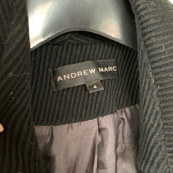 Andrew Marc • Tailored double breasted long coat - Picture 8 of 16